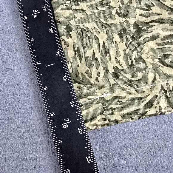 True Religion Cargo Pants Mens 38x32 Green Abstract Camo Straight Leg Utility - Picture 10 of 12